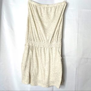 XXI Soft Cotton Strapless Romper with Pockets